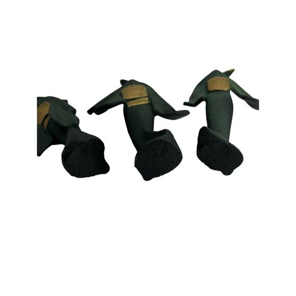 Vintage Cast Iron Dancing Geisha Statue Figure Brutalist MCM Japan James Mont St - Picture 7 of 11